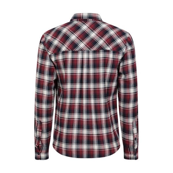 Mountain Warehouse Mens Trace Flannel Long-Sleeved Shirt