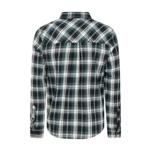 Mountain Warehouse Mens Trace Flannel Long-Sleeved Shirt