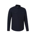 Pikkukuva 3 / 3: Mountain Warehouse Mens Trace Flannel Long-Sleeved Shirt