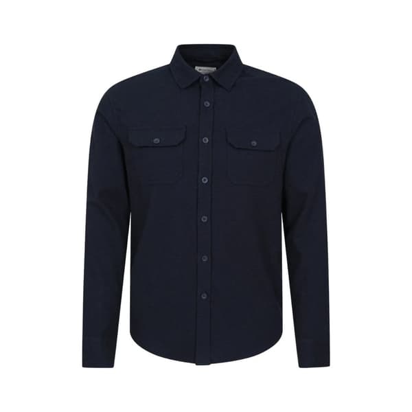 Mountain Warehouse Mens Trace Flannel Long-Sleeved Shirt