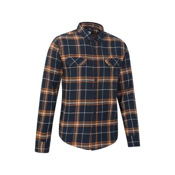 Mountain Warehouse Mens Trace Flannel Long-Sleeved Shirt