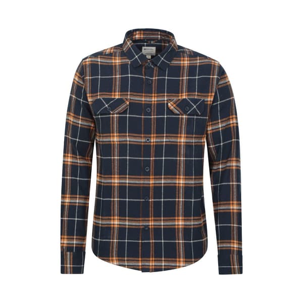 Mountain Warehouse Mens Trace Flannel Long-Sleeved Shirt