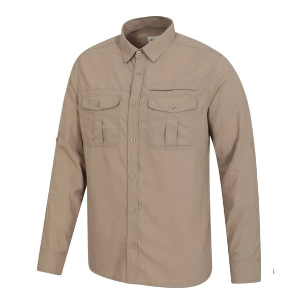Mountain Warehouse Mens Navigator II Mosquito Repellent Shirt