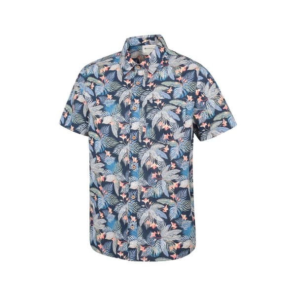 Mountain Warehouse Mens Tropical Short-Sleeved Shirt