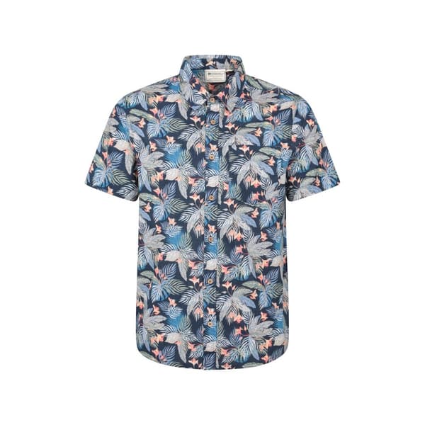 Mountain Warehouse Mens Tropical Short-Sleeved Shirt