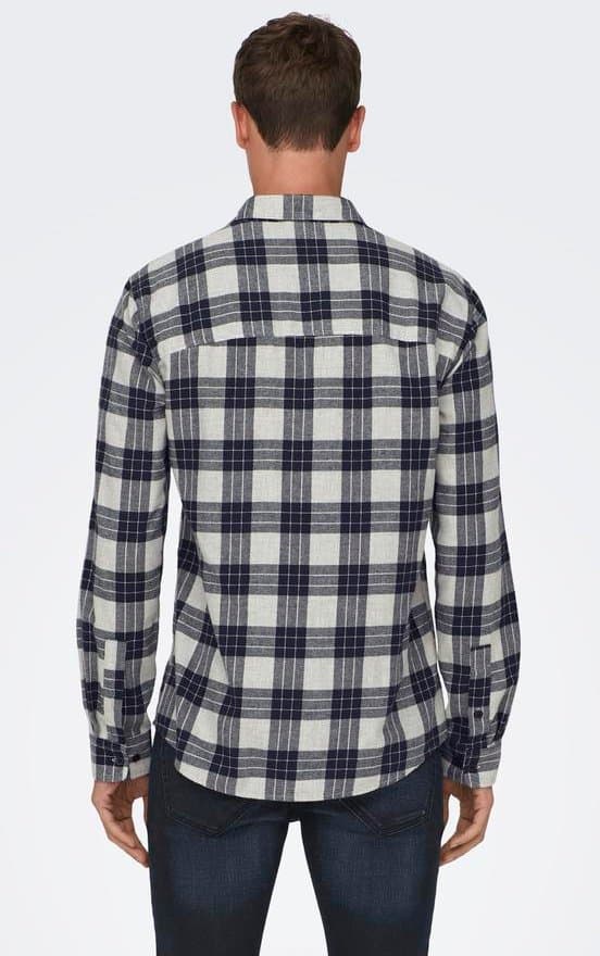 Only & Sons - onsBone Reg LS Check Shirt