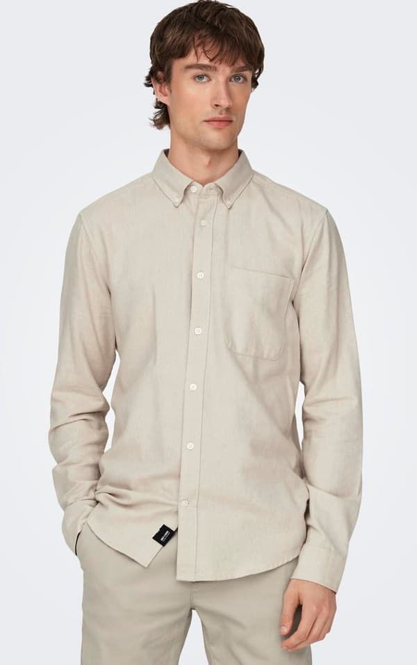 Only & Sons - onsGudmund Slim Solid Shirt