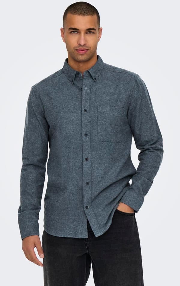 Only & Sons - onsGudmund Slim Solid Shirt