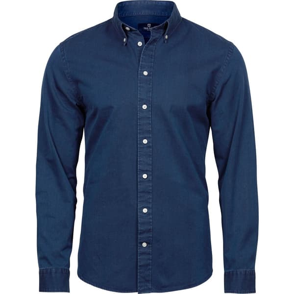 Tee Jays Twill skjorta för män Indigo 3XL