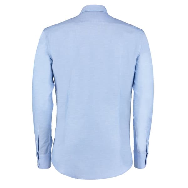 Kustom Kit Oxford Slim långärmad skjorta för män