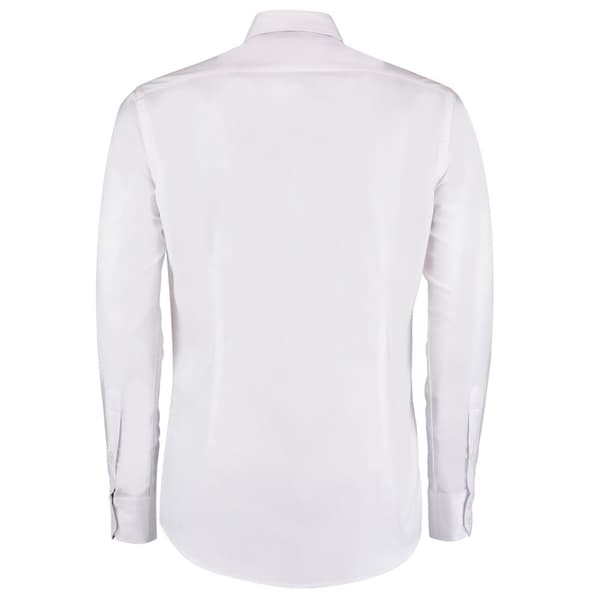 Kustom Kit Oxford Slim långärmad skjorta för män