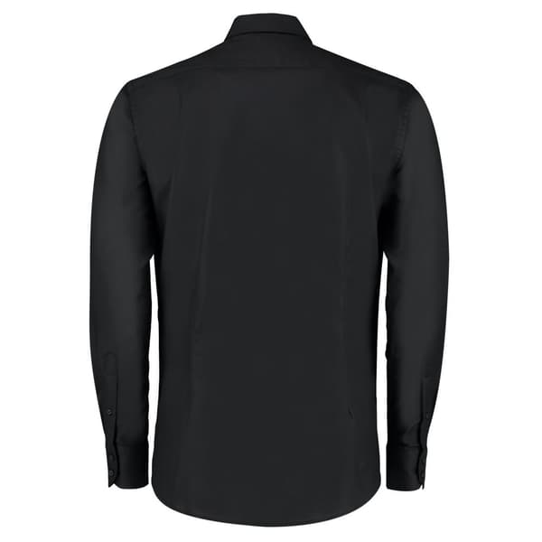 Kustom Kit Oxford Slim långärmad skjorta för män