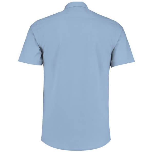 Kustom Kit Kortærmet skjorte i poplin til mænd