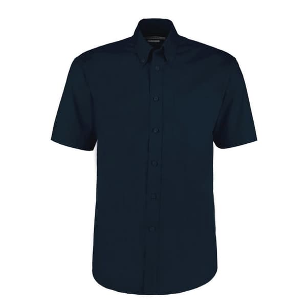 Kustom Kit Kortærmet skjorte i poplin til mænd