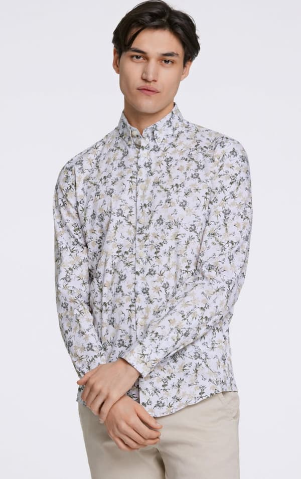 Lindbergh White - Skjorta 30-203538 Blommig
