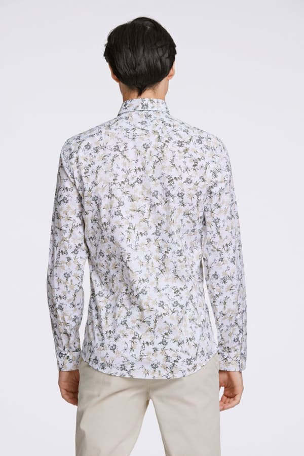 Lindbergh White - Skjorta 30-203538 Blommig