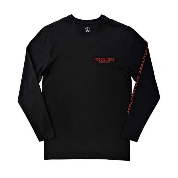 Foo Fighters Unisex långärmad t-shirt för vuxna med Wasting Light Black L