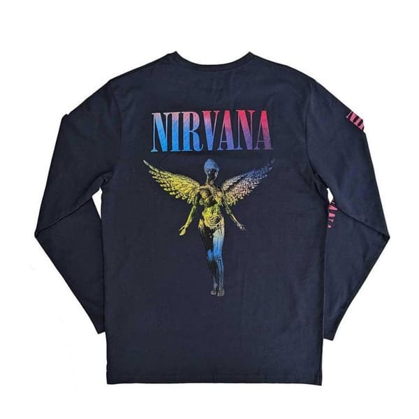 Nirvana Unisex Adult Angelic Gradient Long-Sleeved T-Shirt