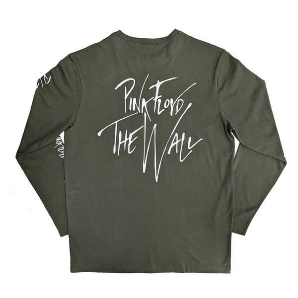 Pink Floyd Unisex Adult The Wall Hammers Logo Long-Sleeved T-Shirt