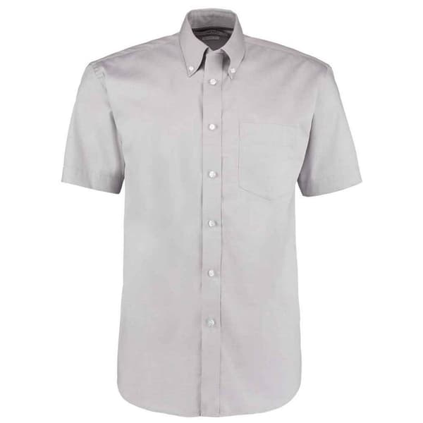 Kustom Kit Mens Oxford Short-Sleeved Formal Shirt