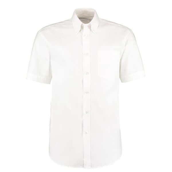 Kustom Kit Mens Oxford Short-Sleeved Formal Shirt