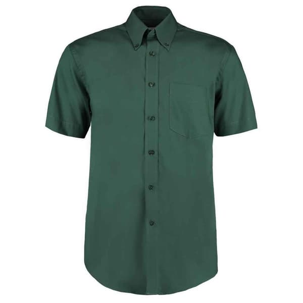 Kustom Kit Mens Oxford Short-Sleeved Formal Shirt