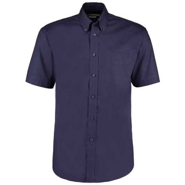 Kustom Kit Mens Oxford Short-Sleeved Formal Shirt