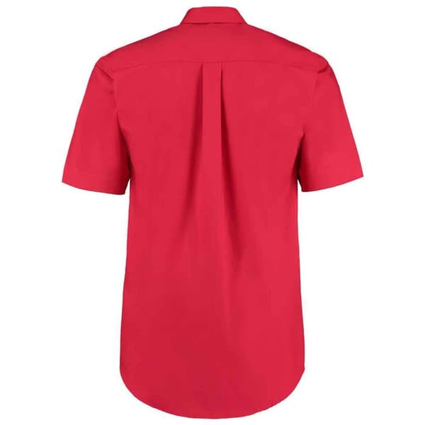 Kustom Kit Mens Oxford Short-Sleeved Formal Shirt