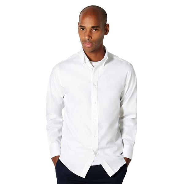 Kustom Kit Mens Premium Oxford Tailored Long-Sleeved Shirt