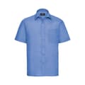 Pikkukuva 1 / 3: Russell Collection Mens Poplin Easy-Care Short-Sleeved Formal Shirt