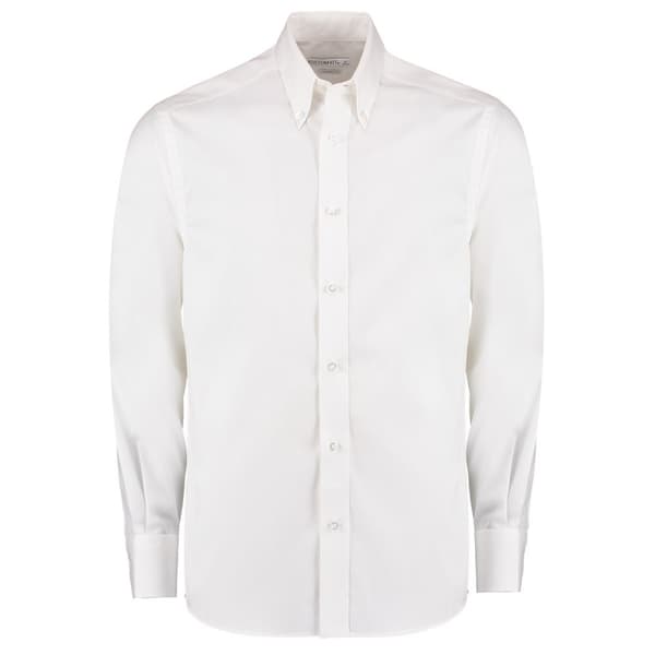 Kustom Kit Mens Oxford Tailored Long-Sleeved Shirt