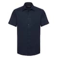 Pikkukuva 1 / 3: Russell Collection Mens Oxford Tailored Short-Sleeved Shirt