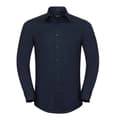 Miniatyrbilde 1 av 3: Russell Collection Mens Oxford Tailored Long-Sleeved Formal Shirt