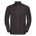 Miniatyrbilde 1 av 3: Russell Collection Mens Oxford Easy-Care Long-Sleeved Formal Shirt