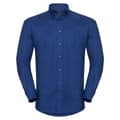 Miniatyrbilde 1 av 3: Russell Collection Mens Oxford Easy-Care Long-Sleeved Formal Shirt