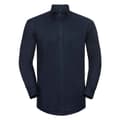 Miniatyrbilde 1 av 3: Russell Collection Mens Oxford Easy-Care Long-Sleeved Formal Shirt