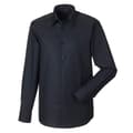 Miniatyrbilde 2 av 2: Russell Collection Mens Oxford Easy-Care Tailored Long-Sleeved Shirt