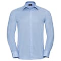 Miniatyrbilde 1 av 2: Russell Collection Mens Oxford Easy-Care Tailored Long-Sleeved Shirt