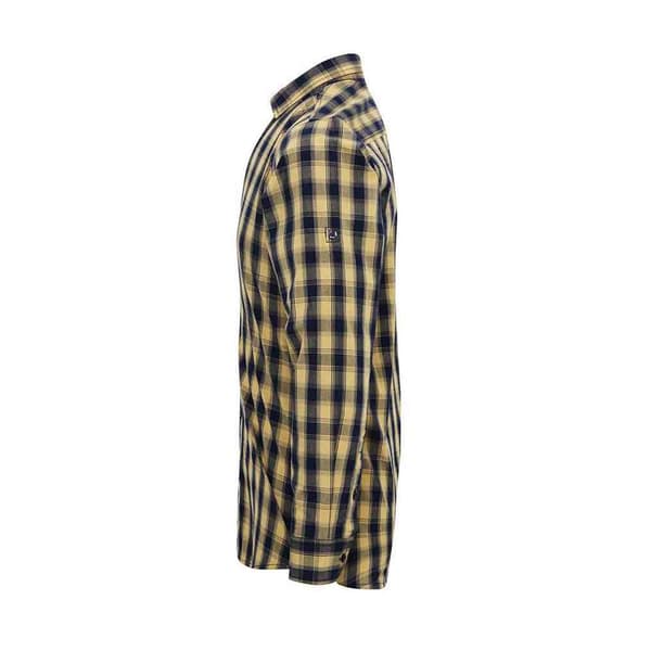 Premier Mens Mulligan Checked Cotton Long-Sleeved Shirt