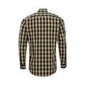 Miniatyrbilde 2 av 3: Premier Mens Mulligan Checked Cotton Long-Sleeved Shirt