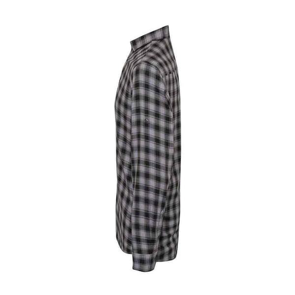 Premier Mens Mulligan Checked Cotton Long-Sleeved Shirt