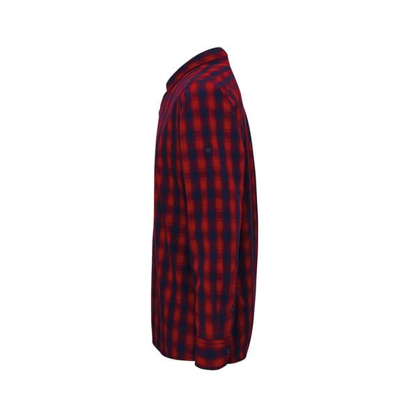 Premier Mens Mulligan Checked Cotton Long-Sleeved Shirt