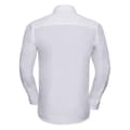 Miniatyrbillede 2 af 3: Russell Collection Mens Poplin Tailored Long-Sleeved Formal Shirt