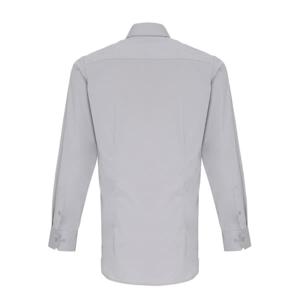 Premier Unisex Adult Poplin Stretch Long-Sleeved Shirt