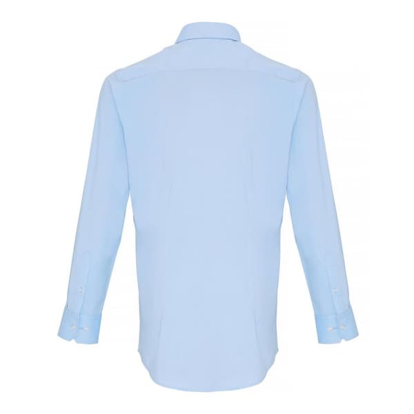 Premier Unisex Adult Poplin Stretch Long-Sleeved Shirt