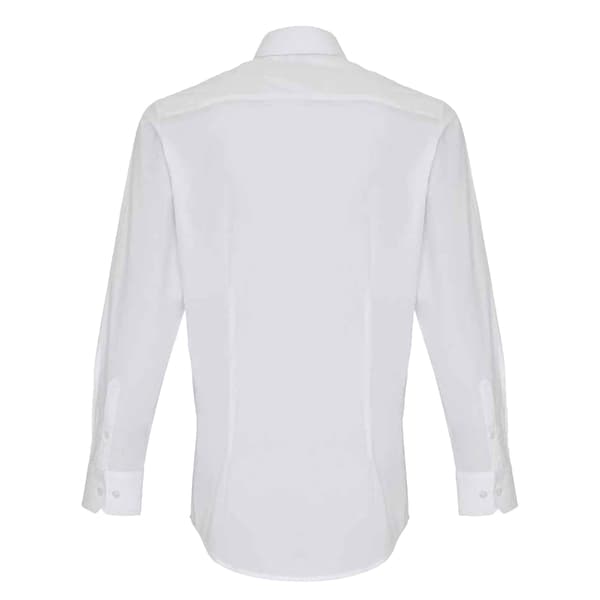 Premier Unisex Adult Poplin Stretch Long-Sleeved Shirt