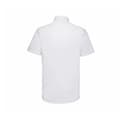 Miniatyrbillede 2 af 3: Russell Collection Mens Oxford Easy-Care Tailored Short-Sleeved Shirt