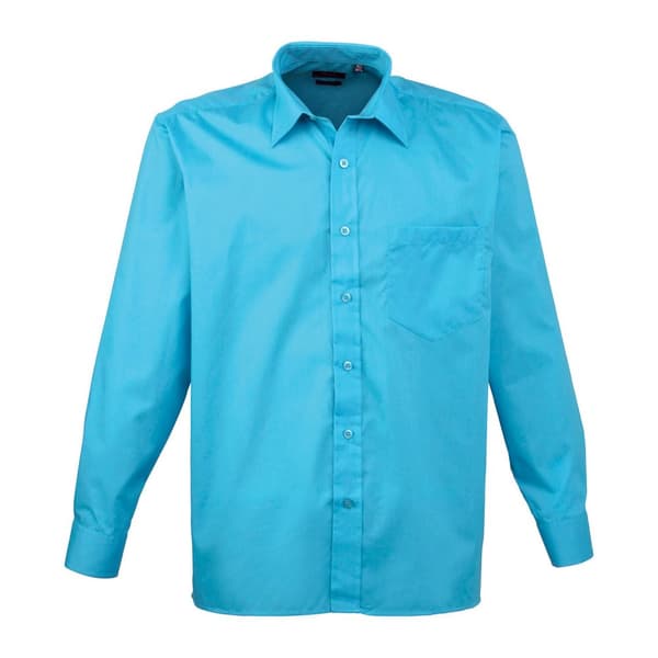 Premier Mens Poplin Long-Sleeved Shirt