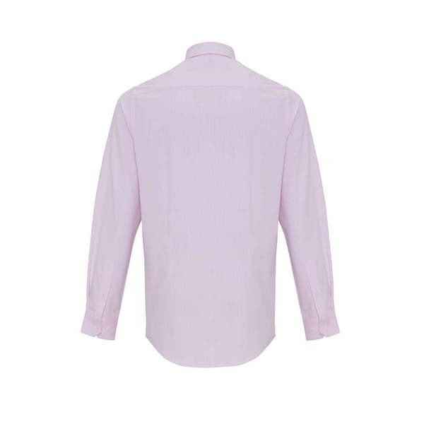 Premier Mens Striped Oxford Long-Sleeved Shirt