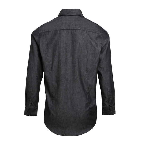 Premier Denimskjorta med kontrasterande sömmar för herrar